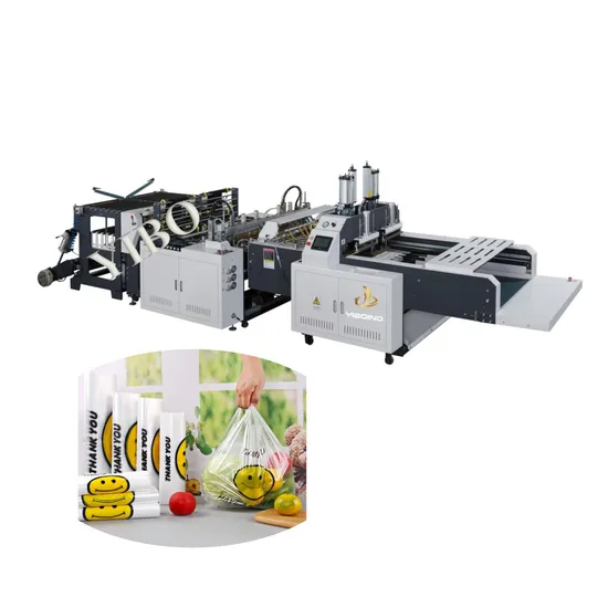 Decomposable Compostable T-Shirt Bags Fruit Vegetable Supermarket Shopping Bags Making Machine