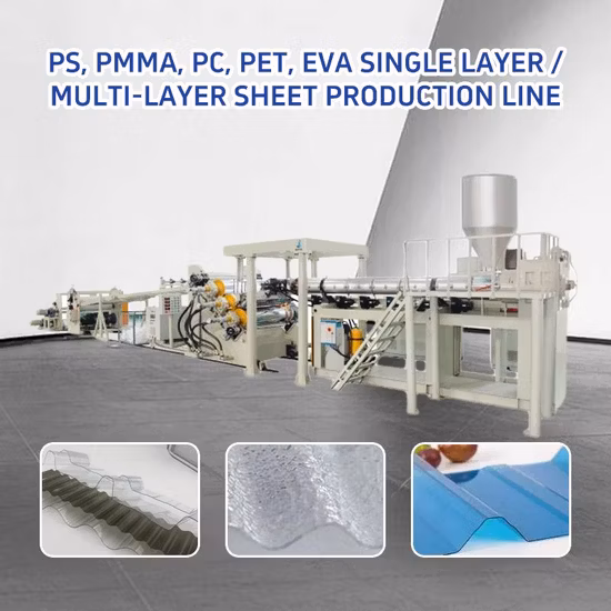 PS-Polystyrol-Kastenbrett PMMA-Acrylabfallrecycling Pelletieren Granulieren Extrusion Extruder Extrudieren Produktionslinie Maschine