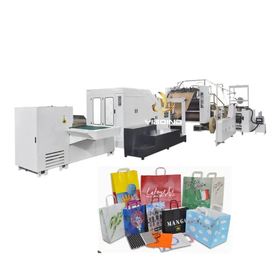 Maschine zur Herstellung von Papiertüten mit quadratischem Boden und 2 Farben, 4 Farben online